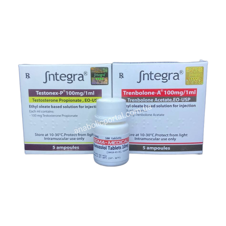 Курс Станазолол Тренболон Тестостерон (на Сушку)